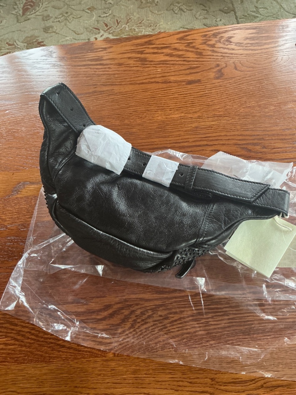 Free People Ana Adorned Sling Bag in Black NWT $98R - Picture 9 of 9